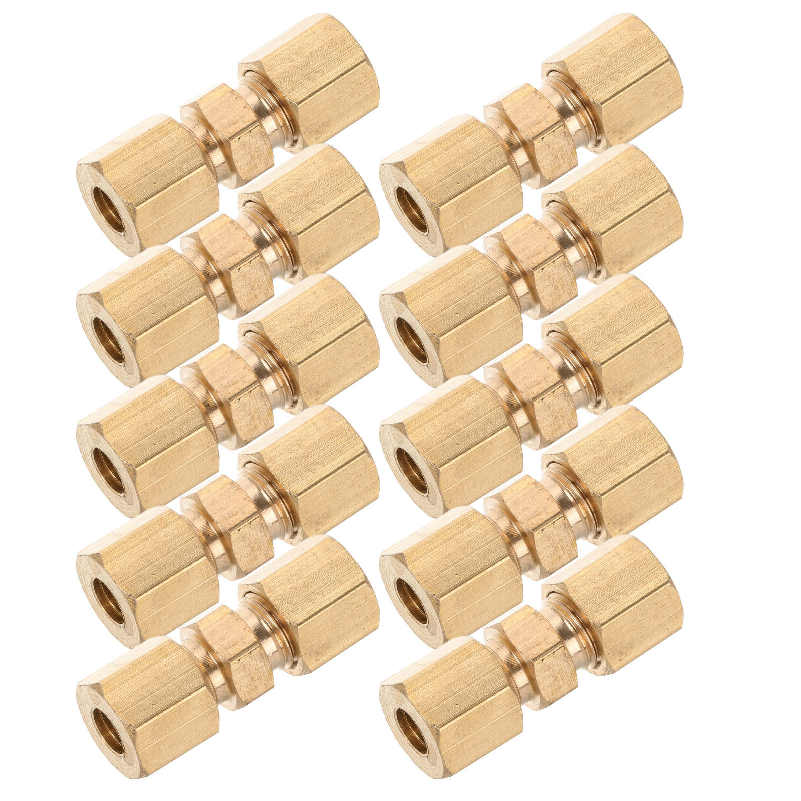 10 piezas de conectores de lat - Compression Fitting Brass reseña y precio