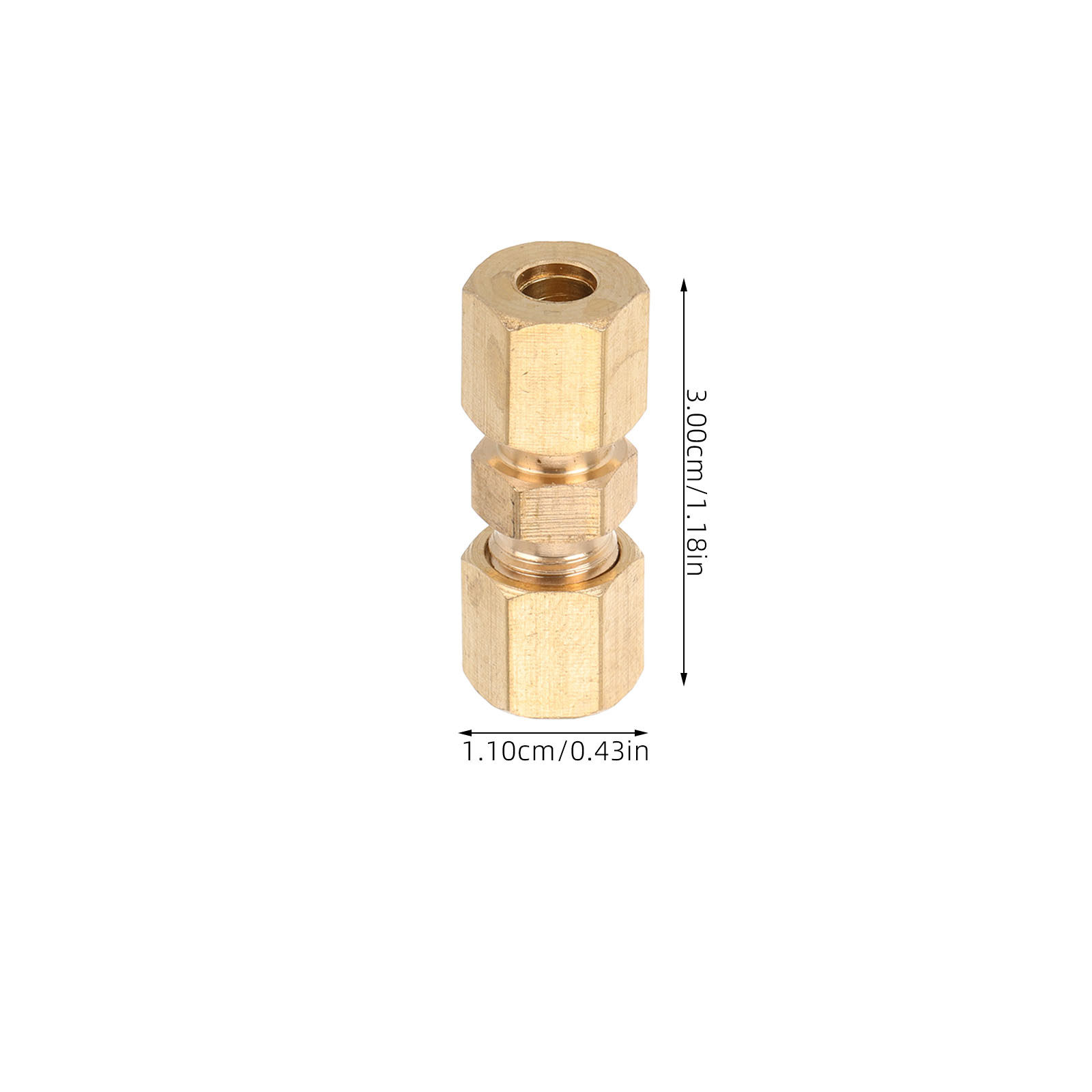 10 piezas de conectores de lat - Compression Fitting Brass reseña y precio