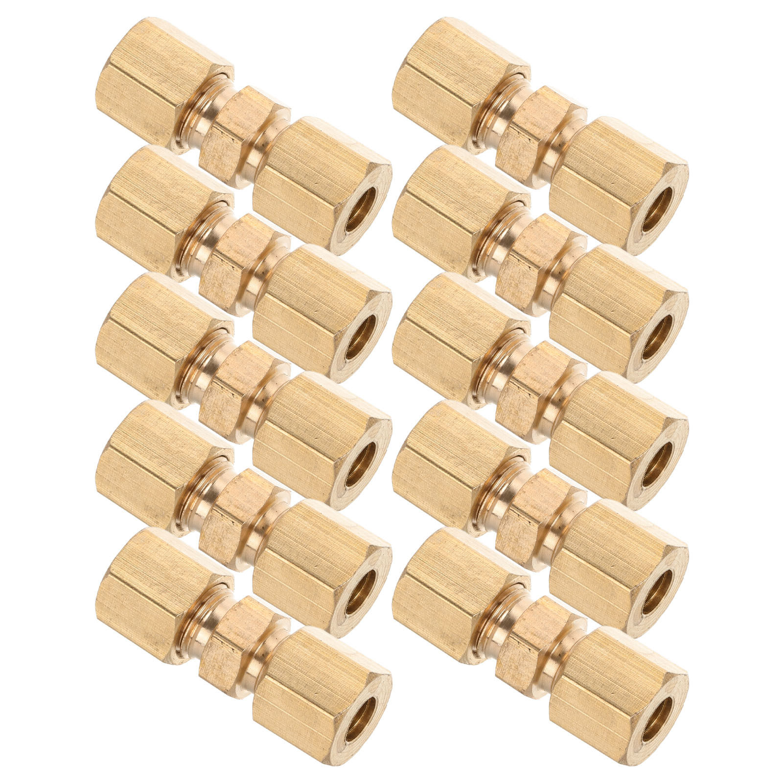 10 piezas de conectores de lat - Compression Fitting Brass reseña y precio