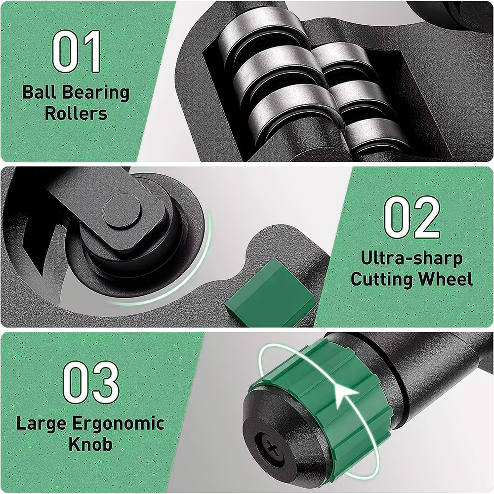 Cortador de tubos de mano de 5 - Pipe Cutter Ratchet reseña y precio